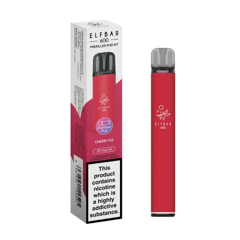 Cherry Ice Elf Bar 600 Prefilled Pod Kit